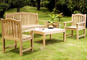Garden teak furniture